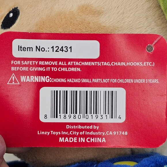 Linzy Teddy Bear Plush Sensory Learning Educational Stuffed Animal Lear to Dress - Picture 11 of 14